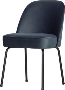 BePureHome Vogue Eetkamerstoel Fluweel Teal Set van 2