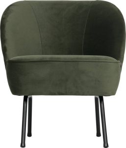 BePureHome Fauteuil 'Vogue' Velvet kleur Onyx (Groen)