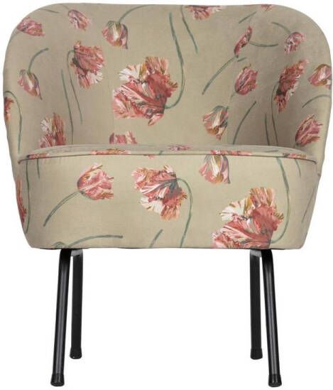BePureHome VOGUE FAUTEUIL FLUWEEL ROCOCO AGAVE