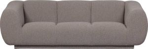 BePureHome Woolly 3 Zits Bank Bouclé Naturel Gemeleerd 75x227x90