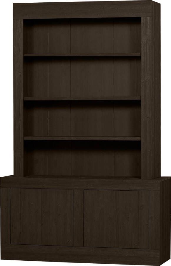 WOOOD Buffetkast Vienna met lades en open planken h 230 cm x b 146 cm