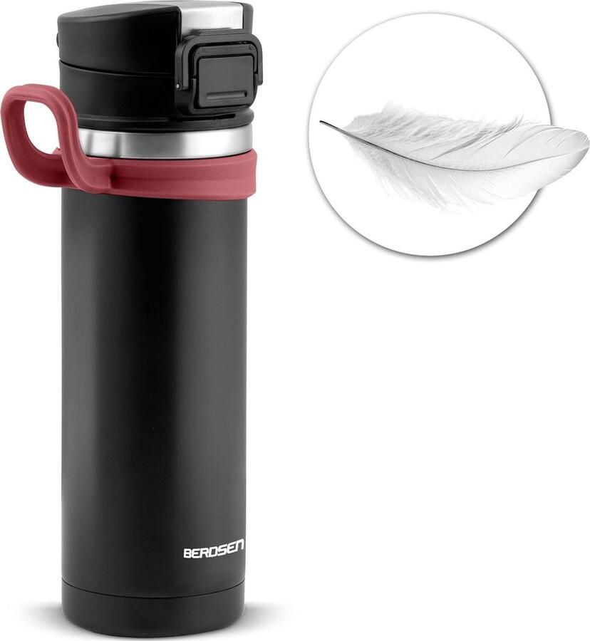 Berdsen Vacuüm thermoskan 450 ml BD-783 zwart