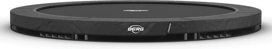 BERG Champion InGround Trampoline 380 cm Rond Met AirFlow Pro Twinspring Grijs