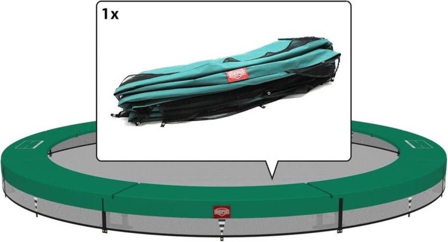 BERG beschermrand voor Champion Inground 380 cm (12 5ft) Groen