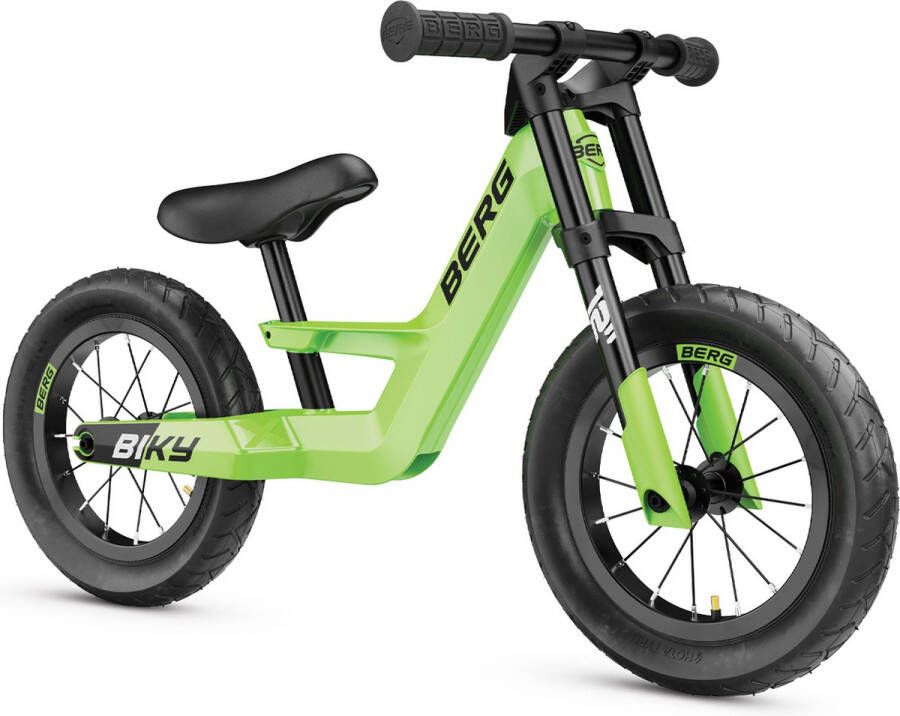 BERG Biky City Green Loopfiets Groen Lichtgewicht frame van magnesium 2 tot 5 jaar