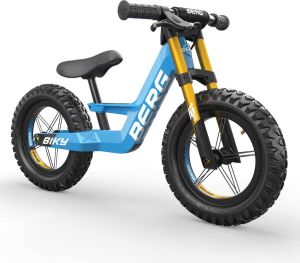 BERG Biky Cross Loopfiets Blauw Met handrem Lichtgewicht frame van magnesium 2 tot 5 jaar