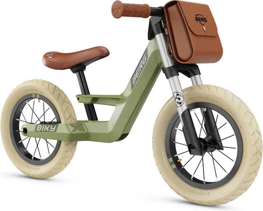 BERG Biky Retro Green Loopfiets Lichtgewicht frame van magnesium 2 tot 5 jaar Groen