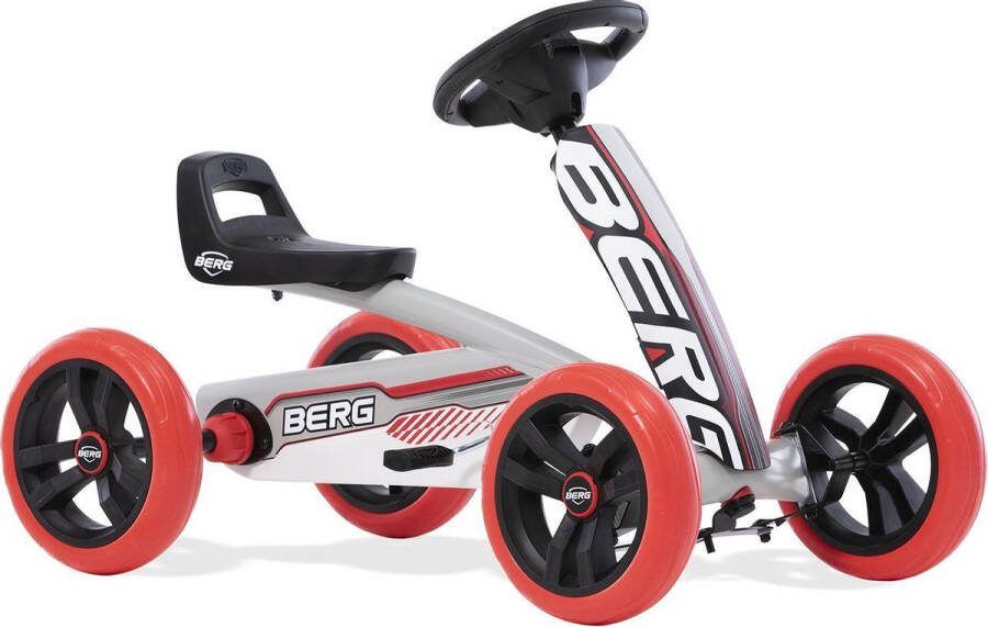 BERG Buzzy Beatz Skelter Met Soundbox Verstelbaar Zadel 2 tot 5 jaar Grijs Rood
