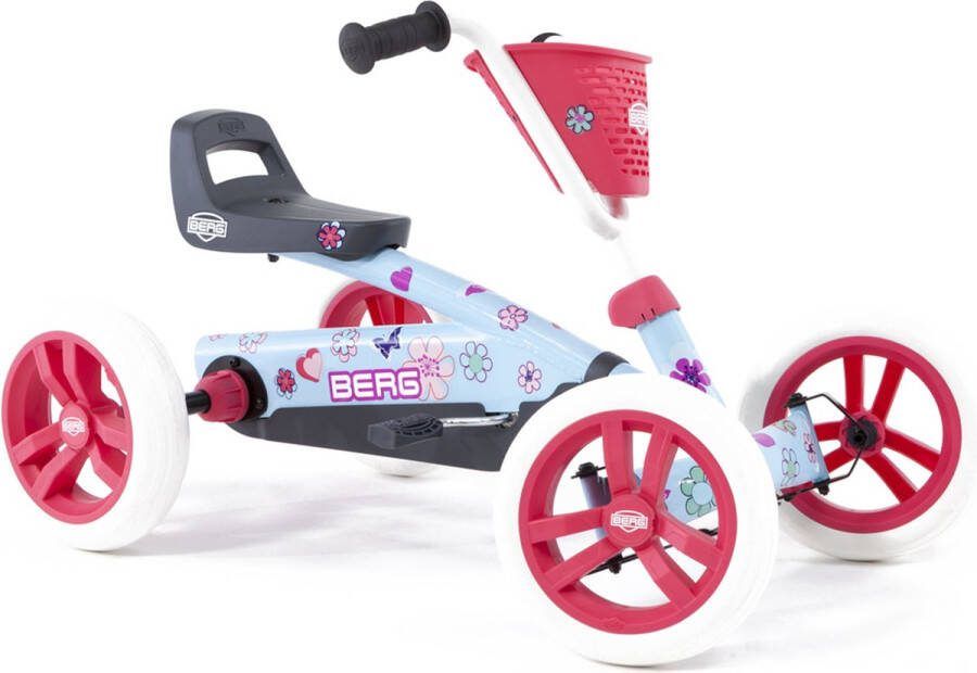 BERG Buzzy Bloom Skelter 2 tot 5 jaar Verstelbaar Zadel Wit Lichtblauw