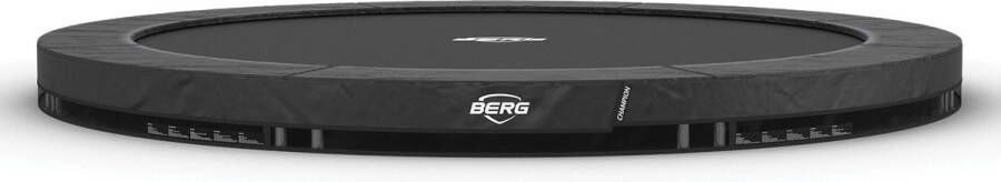 BERG Champion InGround Trampoline 430 cm Rond Met AirFlow Pro Twinspring Grijs