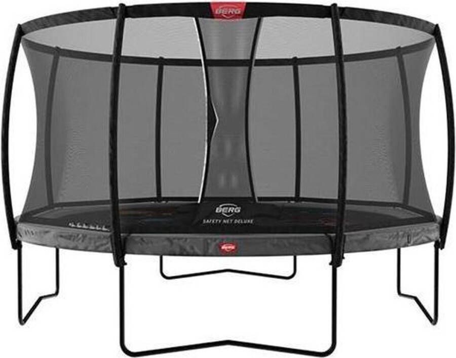 BERG Champion Regular Levels Trampoline 430cm Grijs incl. veiligheidsnet deluxe