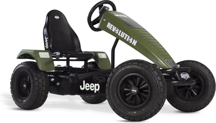 BERG Elektrische Skelter met XXL frame Jeep Revolution E-BFR-3 Drie versnellingen Groen Vanaf 5 jaar
