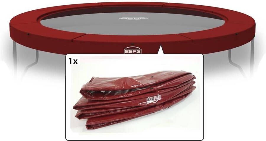 BERG Trampoline Beschermrand Elite Regular 380 cm Rood