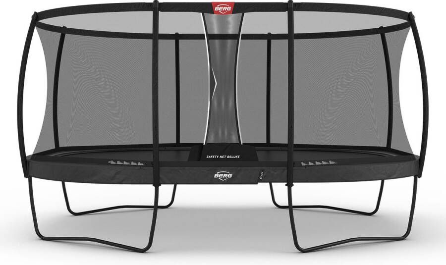 BERG Elite Regular Trampoline Ovaal Grijs 520 cm incl. veiligheidsnet deluxe