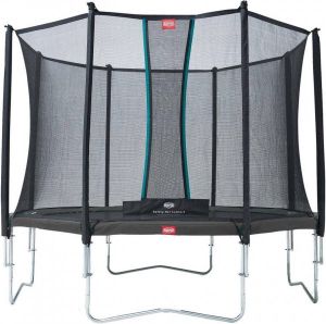 BERG Favorit Regular 380 cm trampoline met veiligheidsnet (Kleur rand: grijs)