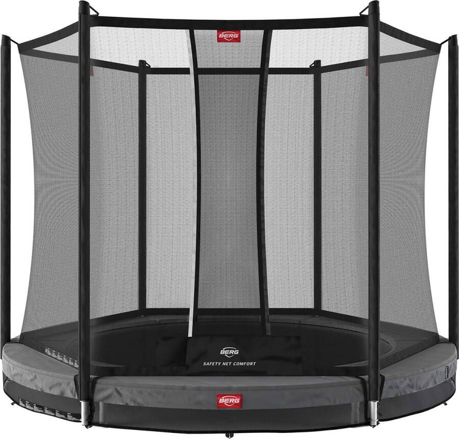 BERG Trampoline Favorit met Veiligheidsnet Safetynet Comfort InGround 330 cm Grijs