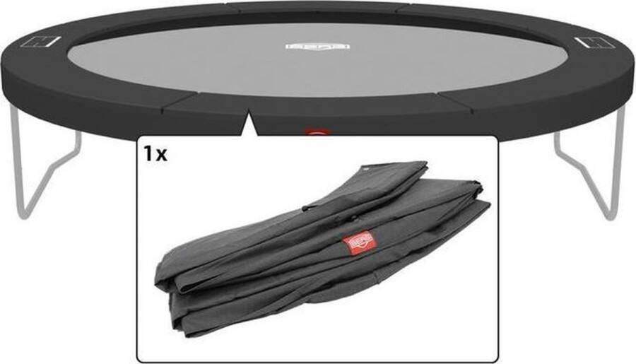 BERG Trampoline Beschermrand Favorit Regular 430 cm Grijs