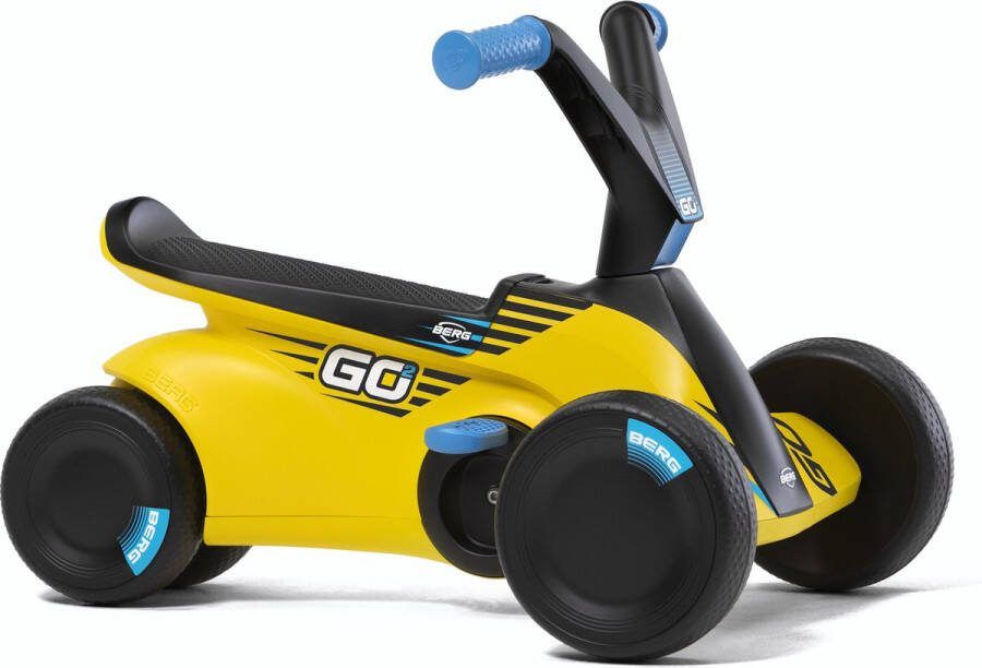BERG GO² SparX Loopauto 10 tot 30 Maanden Uitklapbare pedalen Geel