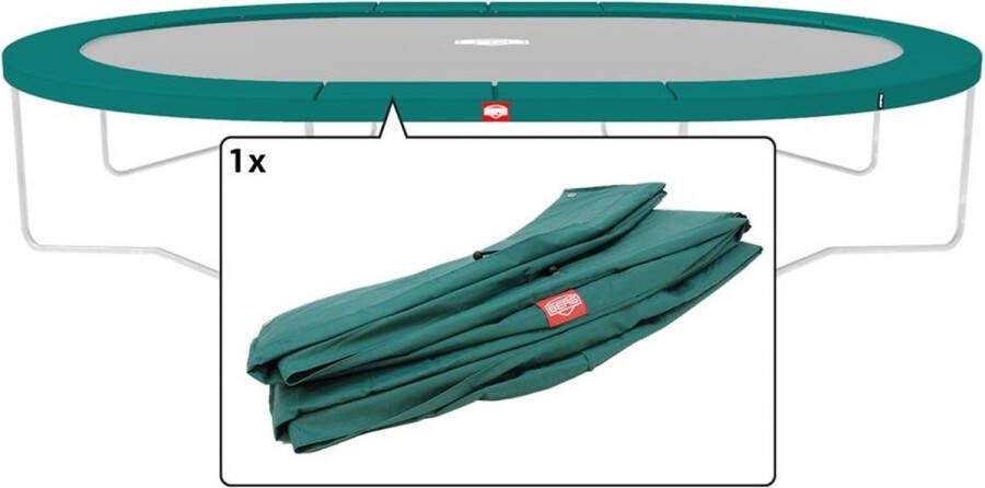 BERG Trampoline Beschermrand Grand Favorit 520 x 350 cm Groen