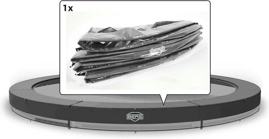 BERG Elite Inground Beschermrand Grijs 330 cm