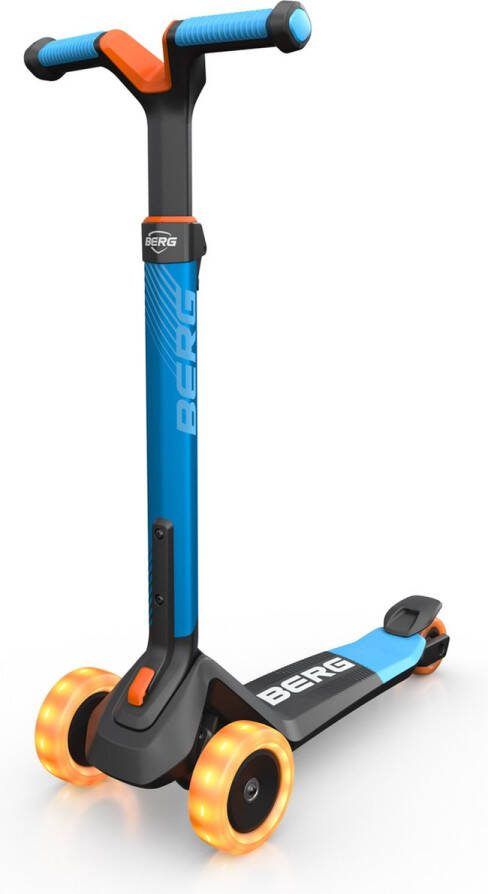 BERG Nexo Step Kinderstep Opvouwbaar In hoogte verstelbaar Incl. LED wielen 2 tot 12 jaar Blauw