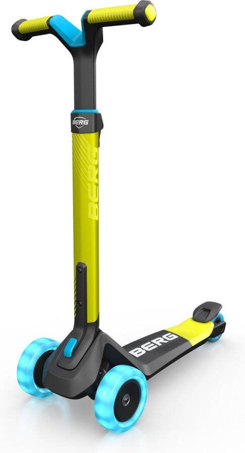 BERG Nexo Step Kinderstep Opvouwbaar In hoogte verstelbaar Incl. LED wielen 2 tot 12 jaar Lime