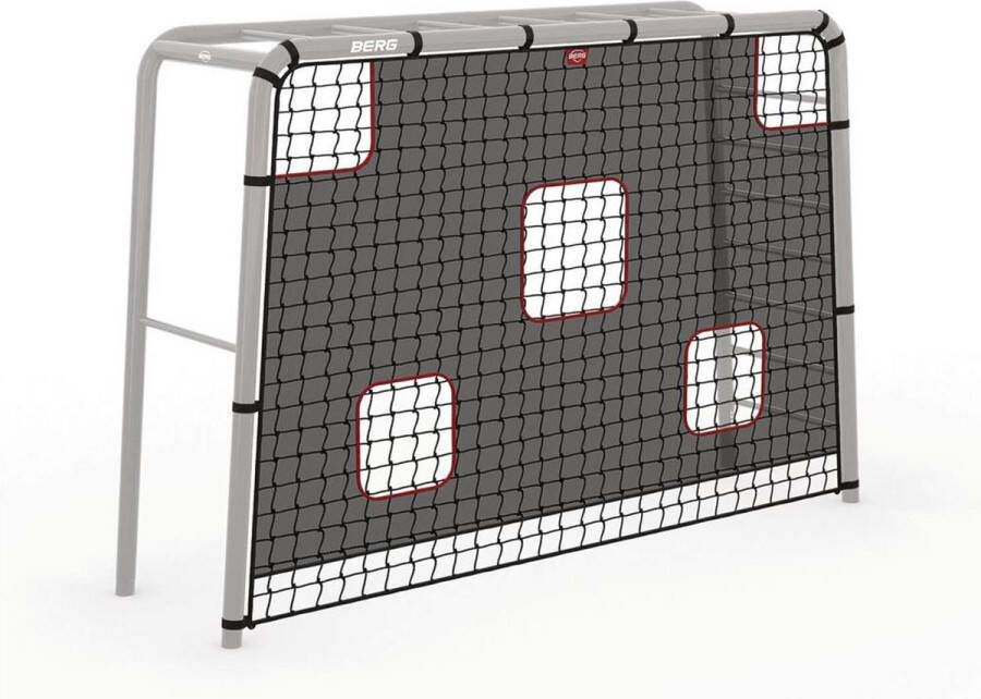 BERG PlayBase Voetbal Target Net L Voor Large Frames Zwart Rood