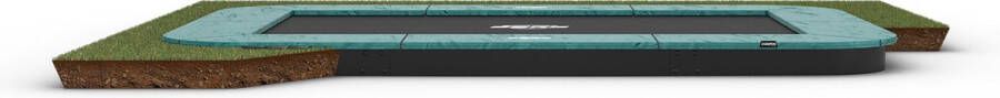 BERG Trampoline Ultim Champion Flatground 330 x 220 cm Groen Airflow PRO Springmat Twinspring