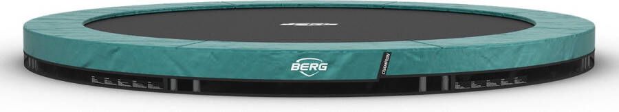 BERG SPORTS Trampoline Champion InGround 380 cm Groen met Airflow Springmat Twinspring