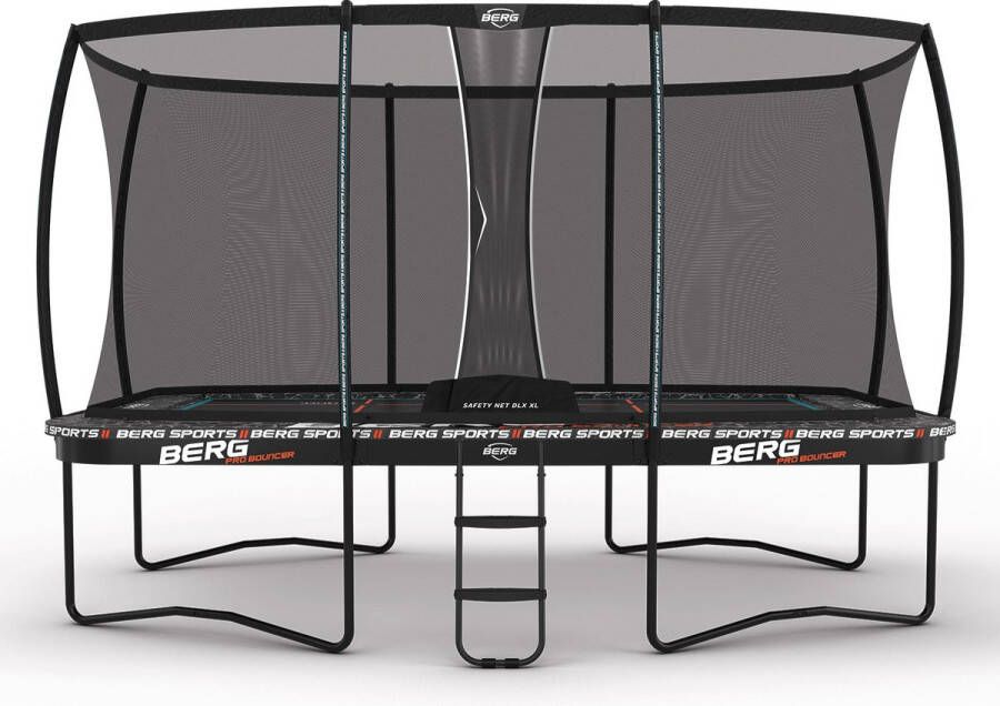 BERG Trampoline Ultim Pro Bouncer met Veiligheidsnet Safetynet Deluxe XL 500 x 300 cm Airflow PRO Springmat