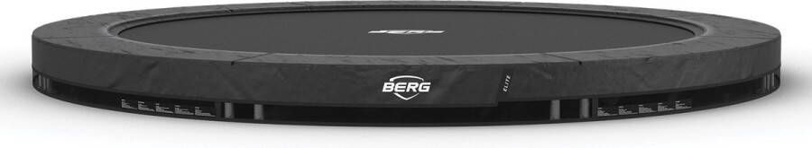 BERG SPORTS Elite InGround Trampoline 330 cm Rond Met AirFlow Pro Twinspring Grijs