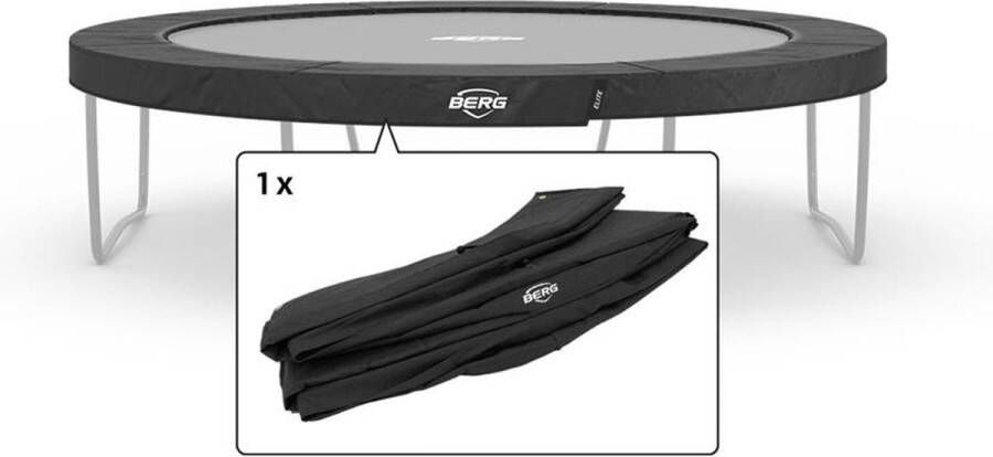 BERG Trampoline Beschermrand Elite 430 cm Grijs
