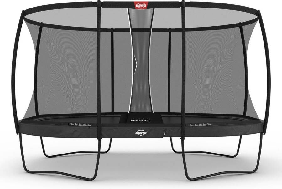 BERG Trampoline ovaal Elite Regular Grijs 520 cm met veiligheidsnet deluxe XL