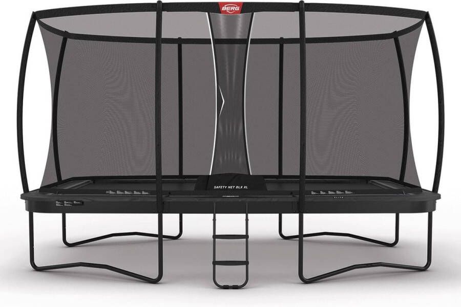 BERG Trampoline Ultim Elite met Veiligheidsnet Safety Net Deluxe XL 500 x 300 cm Zwart