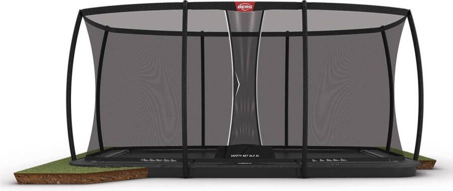 BERG Trampoline Ultim Elite Flatground 500 + Safety Net DLX XL