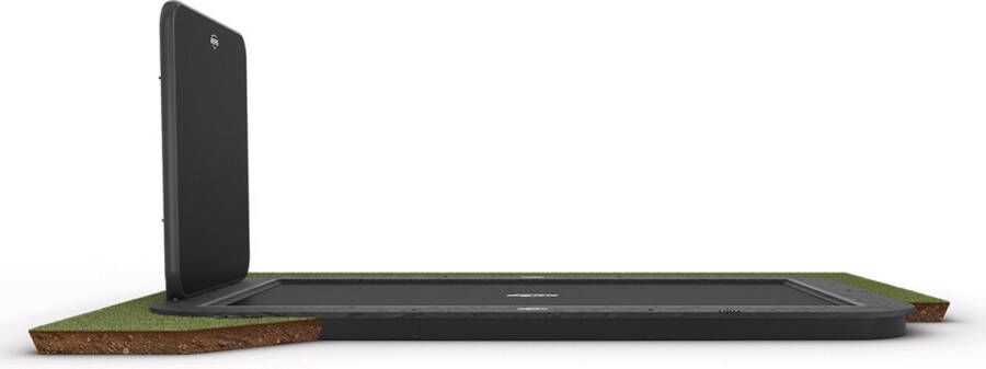 BERG Trampoline Ultim Elite Flatground (incl. Aerowall) 300 x 500 cm Grijs