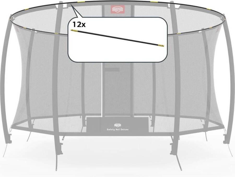 BERG Veiligheidsnet Safety net Deluxe Hoepelset 430 cm