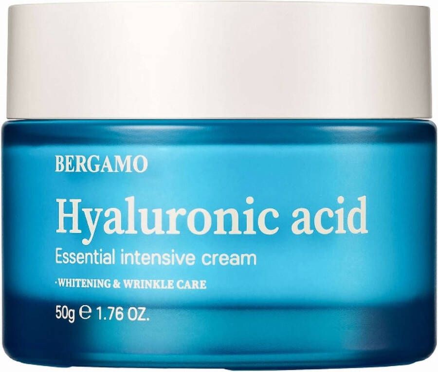 BERGAMO Hyaluronic Acid Essential Intensive Cream hydraterende gezichtscrème met hyaluronzuur 50g