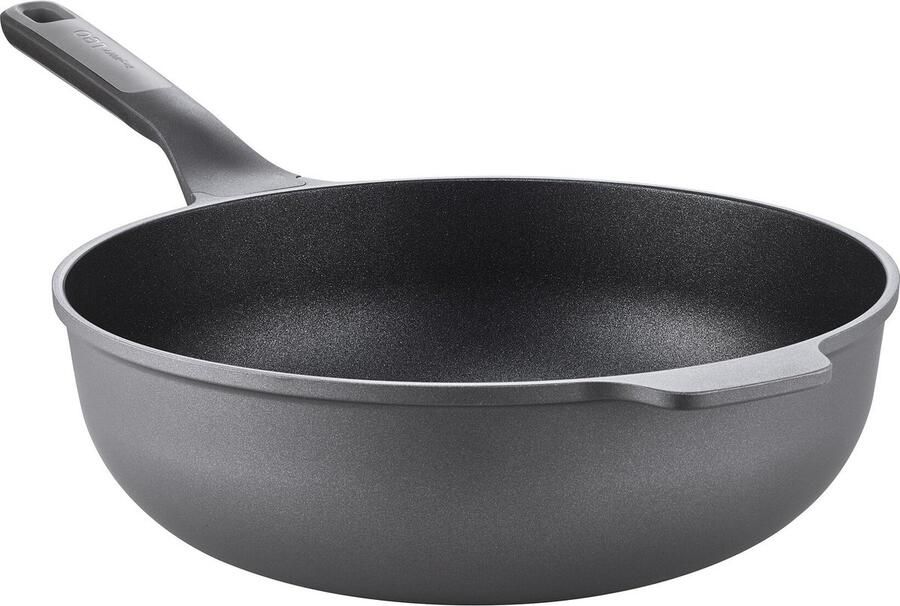 BergHOFF LEO Wok antikleef Stone+ Ø 30cm Grijs PFAS-vrij
