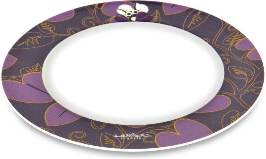 BergHOFF Essentials 4 x rond bord paars