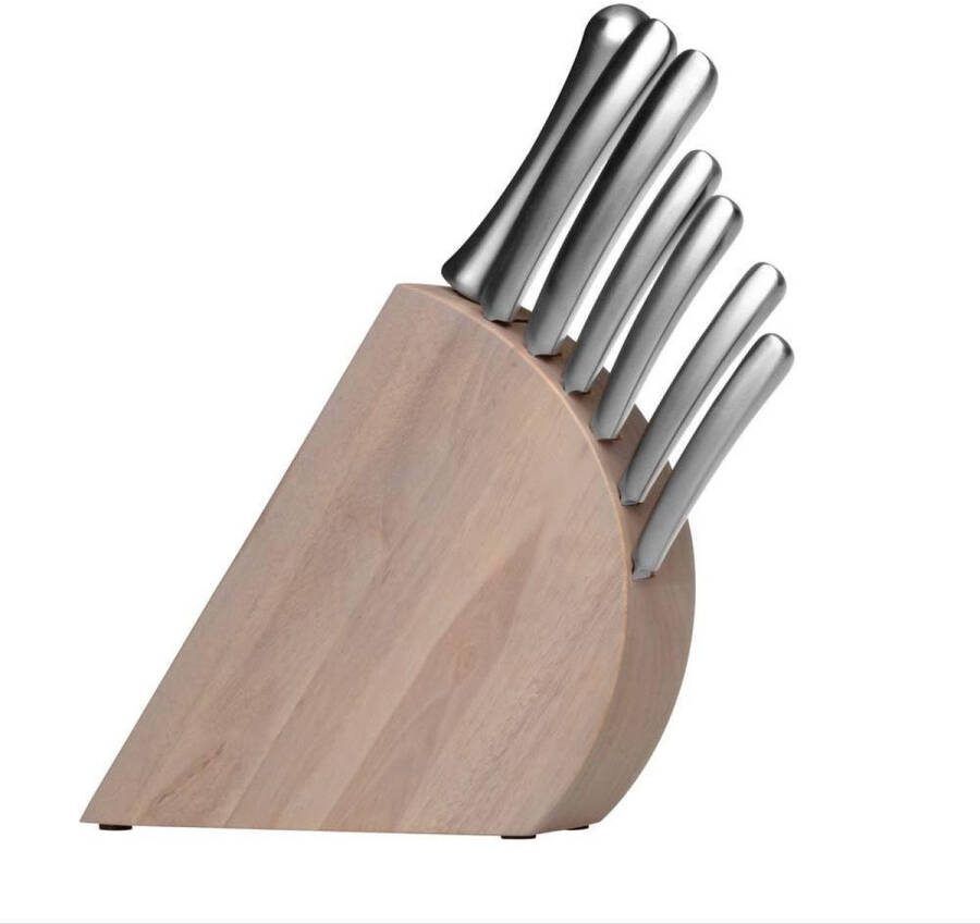 BergHOFF Essentials Messenblok met keukenmessen holle handgrepen 8-delig