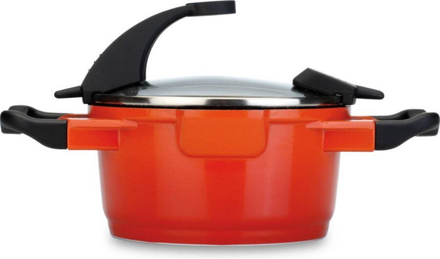 BergHOFF GEM Kookpot met deksel oranje 16 cm Oranje PFAS-vrij