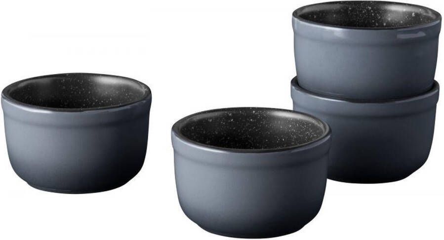 Club Manhattan BergHOFF Ramekin set van 4 10.5 cm Zwart -BergHOFF | Gem