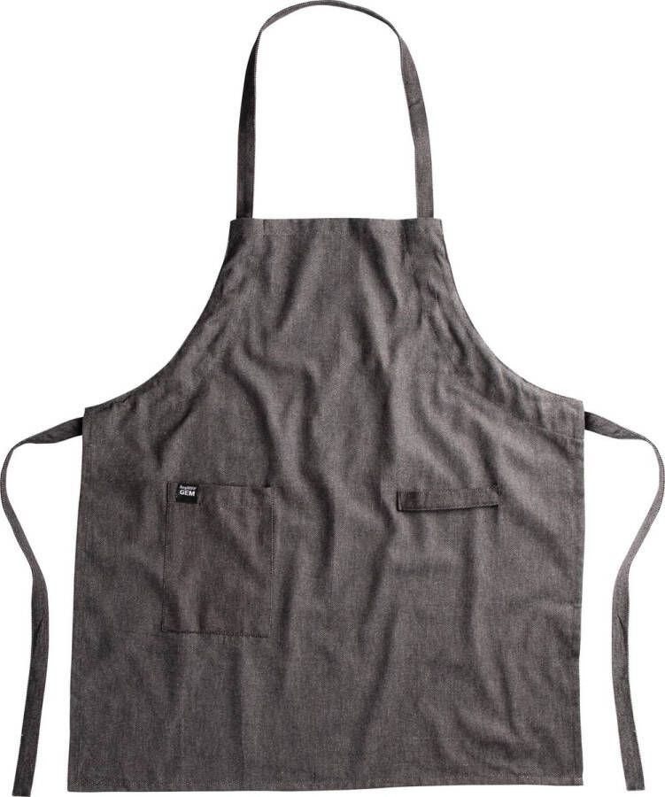 BergHOFF Keukenschort 100% katoen Wasmachine bestendig Zwarte denim look