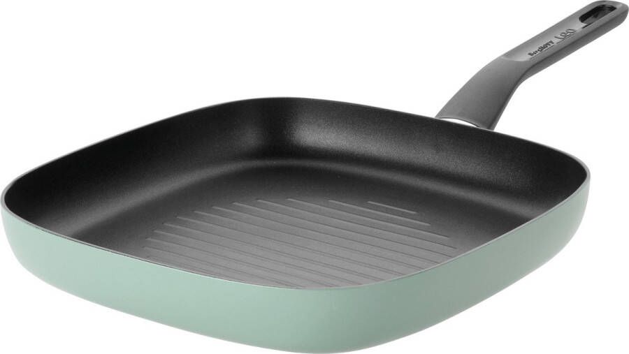 BergHOFF LEO Grillpan antikleef Sage Ø 26x26cm Groen PFAS-vrij