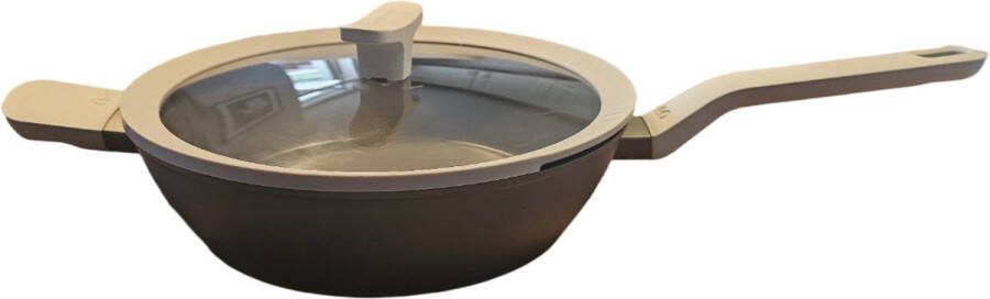 BergHOFF Leo Lite Hapjespan Sauteerpan Met Deksel Grijs Ø26cm