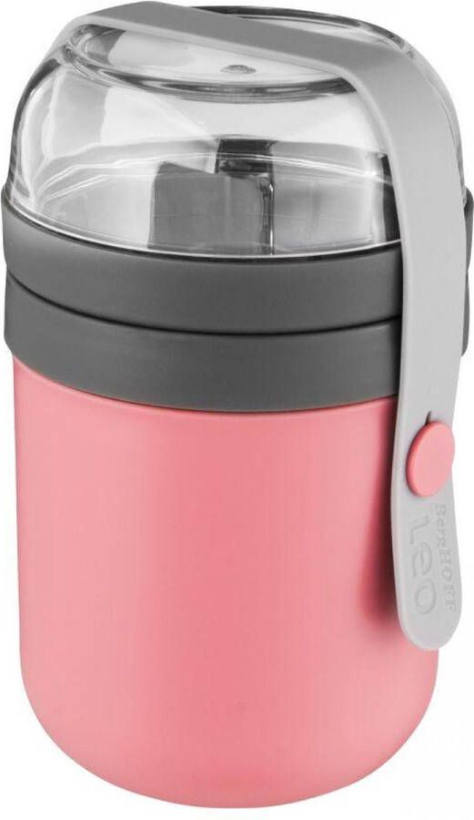 BergHOFF Leo Lunchpot Duo Roze | Opbergen&Bewaren | Keuken&Koken Keukengerei | 3950122