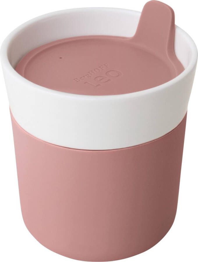 BergHOFF Leo Reisbeker porselein 250 ml Pastel roze