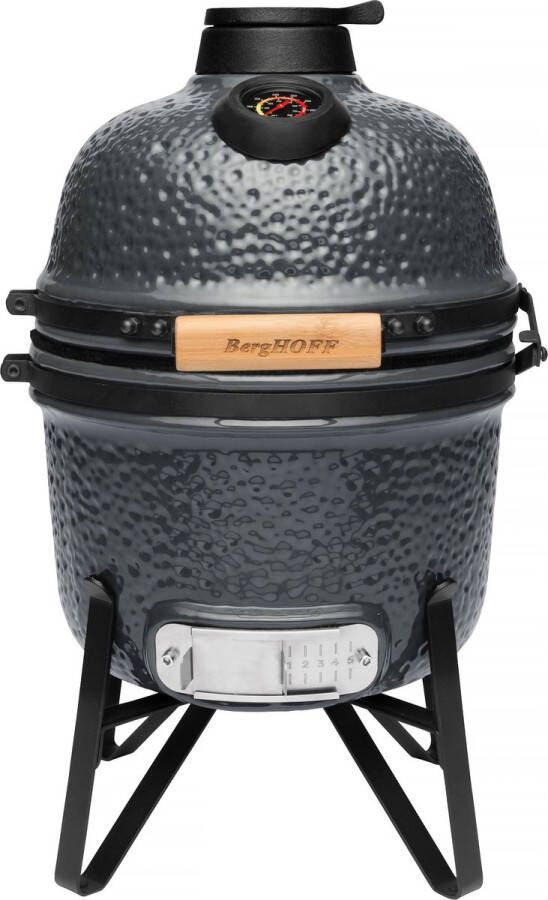 BergHOFF Keramische Barbecue Small Grijs | Houtskool Barbecues | Outdoor&Vrije tijd Barbecues | 5413821065410