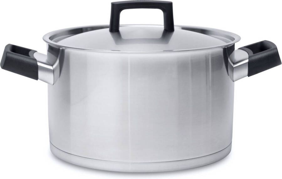 BergHOFF RON Kookpot met deksel roestvrij staal 24 cm Zwart PFAS-vrij